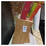 Stainless steel knife set