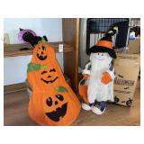 2 Avon Halloween decor items- fiber optic greeter