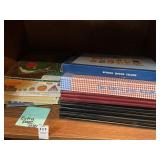 Scrap book items & school picture frames