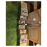Sewing container with contents
