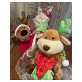 3 Avon plush holiday decor- Reindeer & Santa