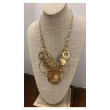 Gold tone necklace