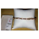 Avon vintage pink gem tennis bracelet