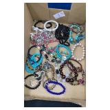 Assorted bead bracelets