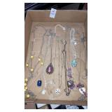 Costume jewelry necklaces