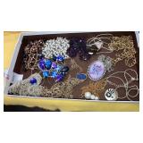 Assortment of costume necklaces