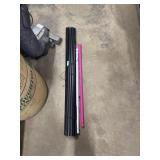 Shower curtain rods and blind