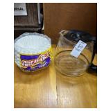 Glass coffee pot coffee filters