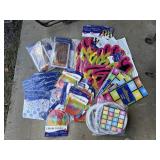 disco decorations, table cloths