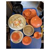 Oneida Melamine set plus extras