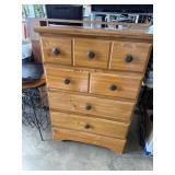 Wooden dresser for drawers