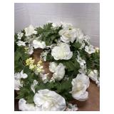 Lot of silk flowers