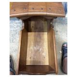 Wooden baby cradle
