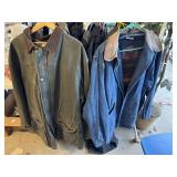 Carhartt and vintage Woolrich jackets