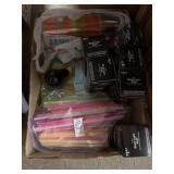 Black light bulbs and party supplies