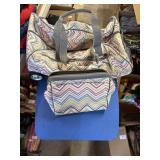Thirty one wheeled tote and toiletry bag