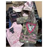 Camo- Real tree and Mossy oak purses, hats,