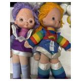 Rainbow bright, violet dolls