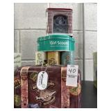 Girl Scout tins