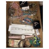 Costume jewelry and watches