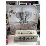 Elephant Tub pic and bathroom accessories