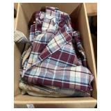Menï¿½s flannels and sweatshirts