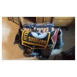 Steelers Tapestry and Flag