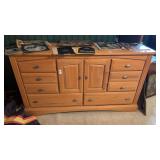Wooden Vanity Dresser
