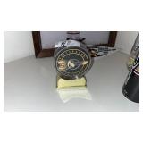 Penguins Puck, Small 1991 Pennant, and Photo