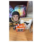 Mario Lemieux Doll, Wheaties Box and Sign