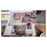 Lot of Princess Diana Newspaper