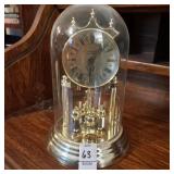 Vintage Danbury Anniversary Brass Mantel Clock