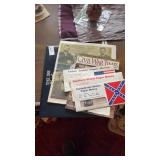 Lot of Civil War Repo Money, Books and More