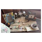 Home Interiors Bird Decor, Clock Placemats and