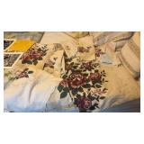 Duvet Cover, Pillow Shams and Table Covers
