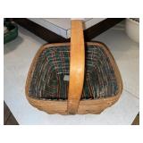 Longaberger Imperial Stripe liner - square basket