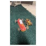Two Wind Up Toy Cars