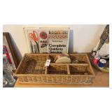 Sewing Book and Basket