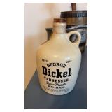 George Dickel Sour Mask Whisky Jar