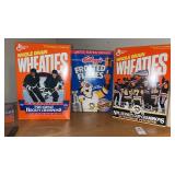 Penguins Wheaties and Frosted Flakes Boxes