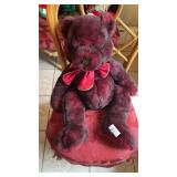 3 Plush Bears Including Bear w/ Coca Cola Scarf