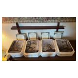 Bradford Exchange Plate Set W Shelf