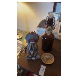 Indian Statue, Bottle and More