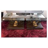 Set of 3 End Tables Chain Link