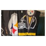 Lot of Steelers Flags