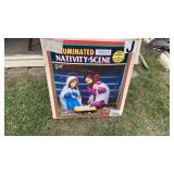 Empire Illuminated Nativity Scene