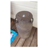 Large Metal Milk Can