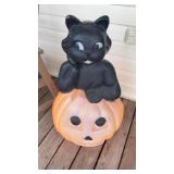 Jack O Lantern Black Cat Empire Blow Mold 33