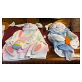 Two Easter Bunny Vacuum Covers