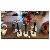Lot of 3 Lighted Pole Lights